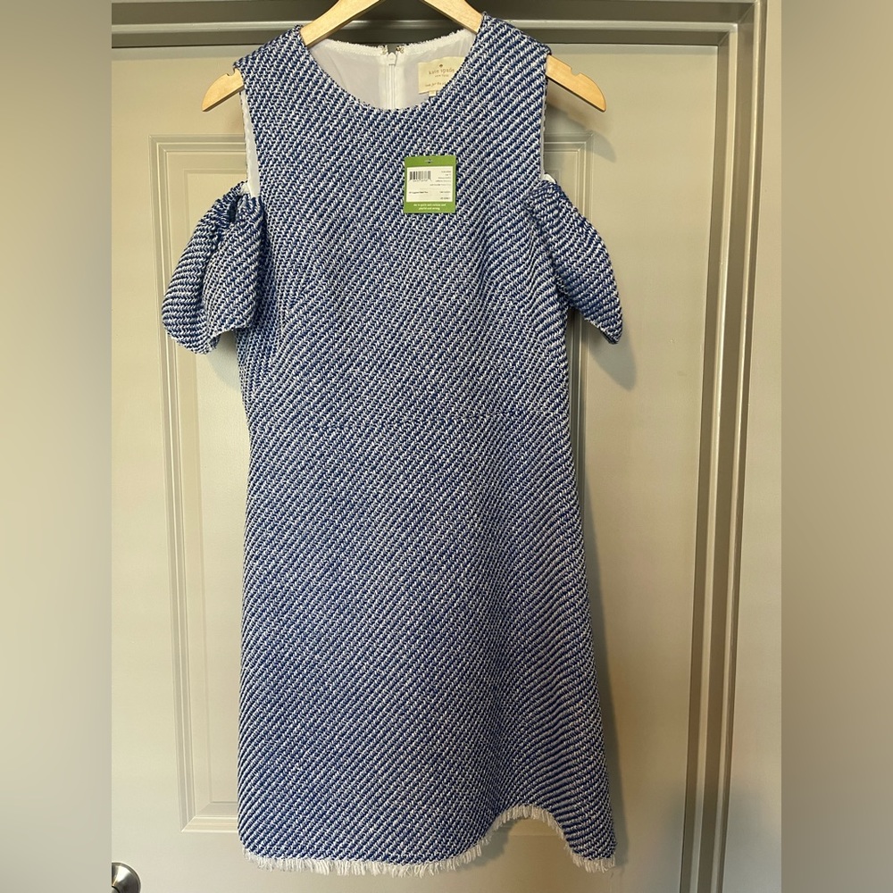 Kate Spade cold shoulder A line dress